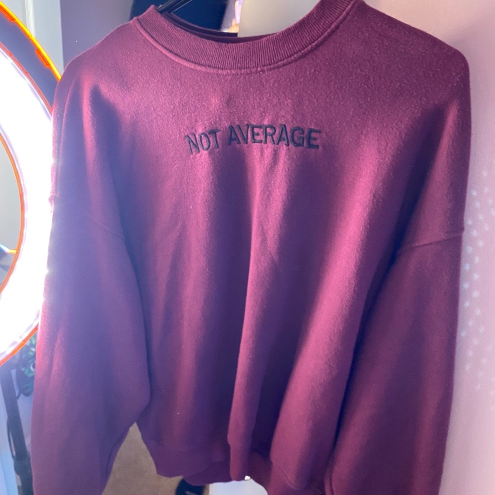 H&M “ NOT AVERAGE “ sweater